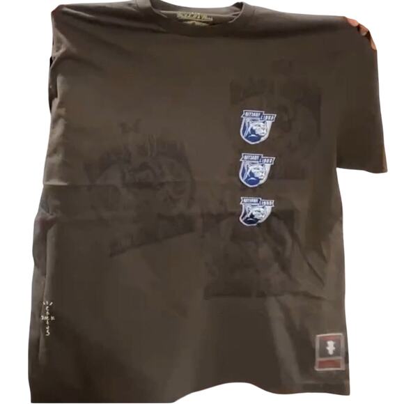 Travis Scott x Mitchell and Ness Penn State Nittany Lions Seal Tee Size 2XL New - Picture 3 of 5